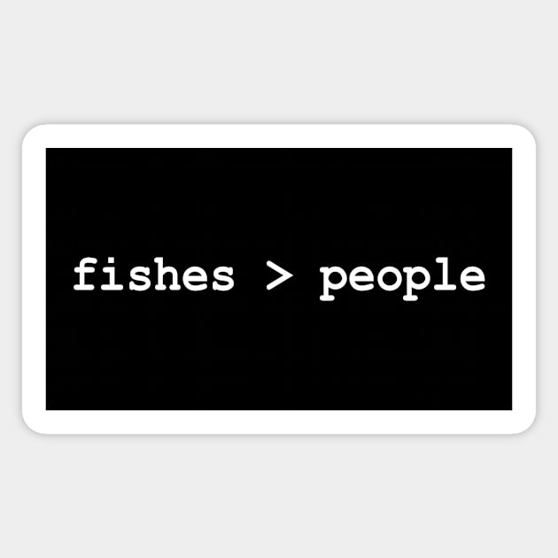 Fishes Greater Than People Sticker by Bhagila